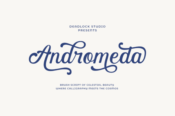 Andromeda: The Brush Script Font for Creative Projects
