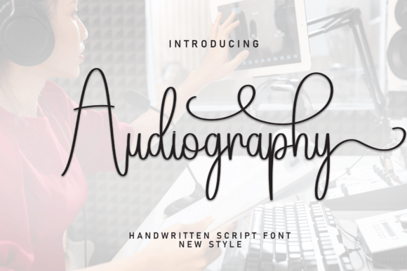Audiography: The Handwritten Font That Feels Like a Conversation
