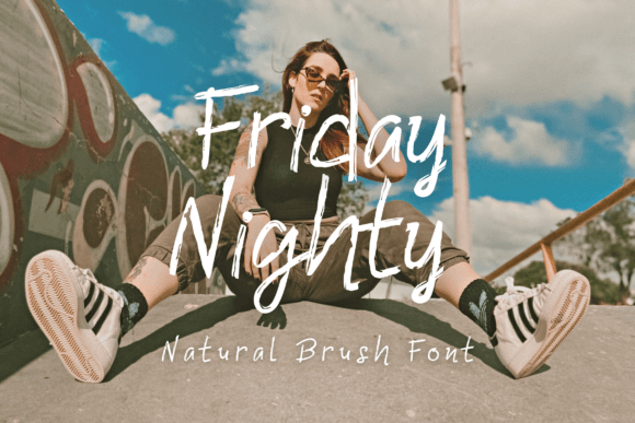 Friday Nighty: A Friendly Script Font for Modern Projects