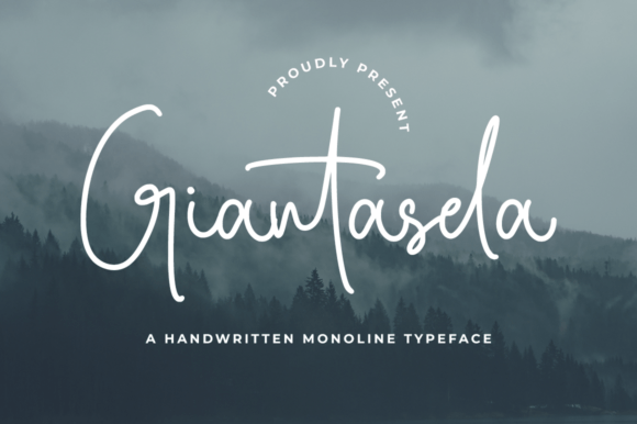 Giantasela: The Elegant Script Font for Modern Creators