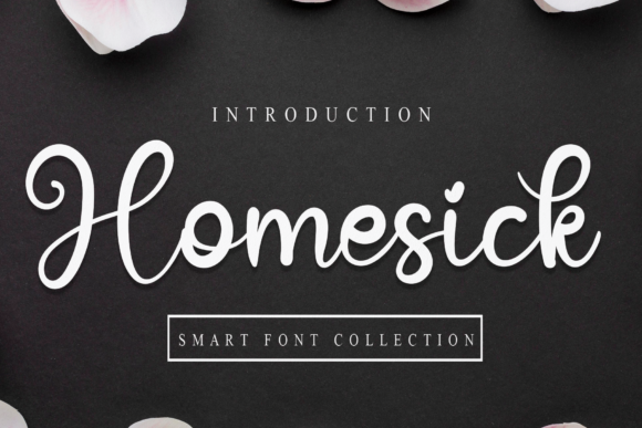 Homesick: A Magical Script Font for Creative Projects