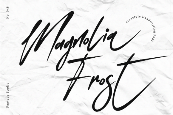 Magnolia Frost: Your Go-To Freestyle Handwriting Font