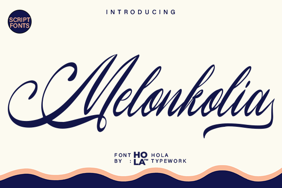 Melonkolia: The Modern Handwritten Font for Stylish Designs