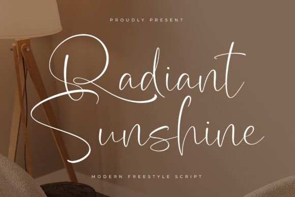 Radiant Sunshine: A Modern Script for Elegant Branding