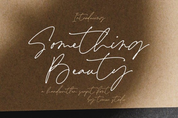 Something Beauty: Elevating Your Designs with a Handwritten Script