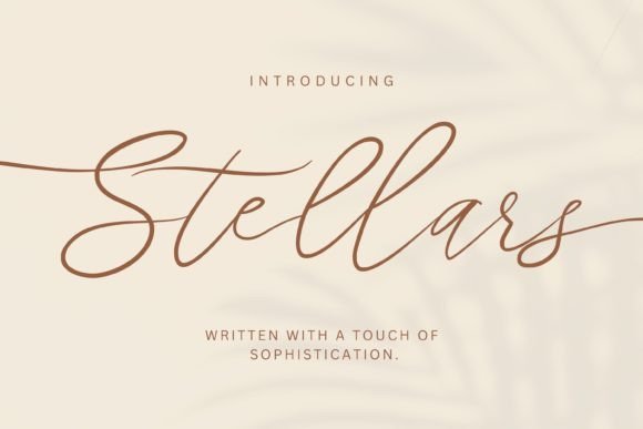 Stellars: The Modern Script Font for Elevated Design