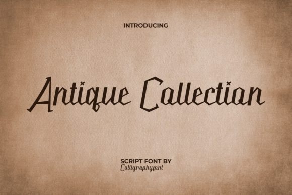 Unlock Vintage Charm: The Antique Collection Font