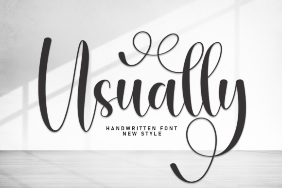 Usually: The Stylish Script Font for Elegant Design