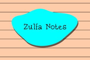 Zulfa Notes: A Handwritten Script for Authentic Design